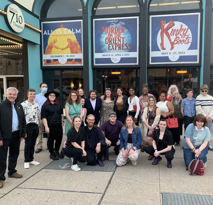 Students and faculty in downtown Buffalo